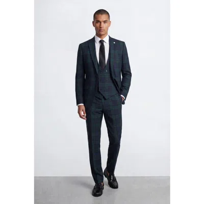 Twisted Tailor Ginger Tartan Suit Jacket In Multi