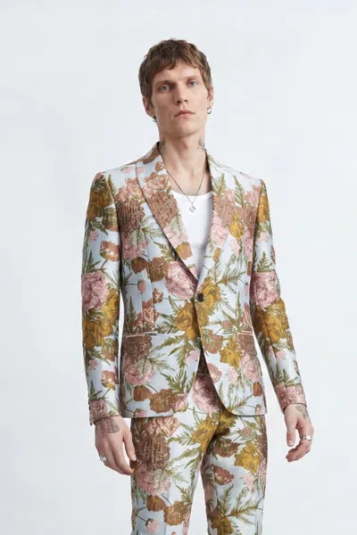 Twisted Tailor Hirshfield Slim Fit Floral Suit Jacket In Multi