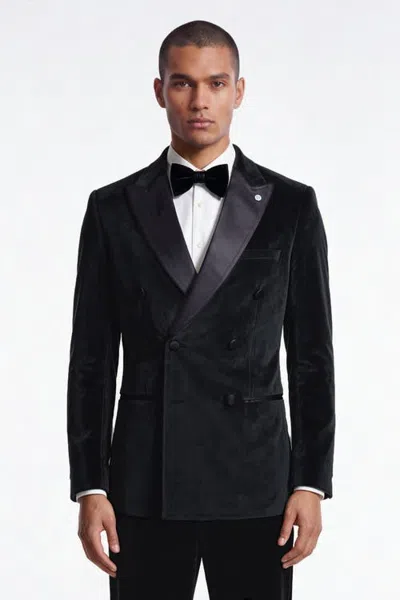 Twisted Tailor Stallone Slim Fit Tux Jacket In Multi