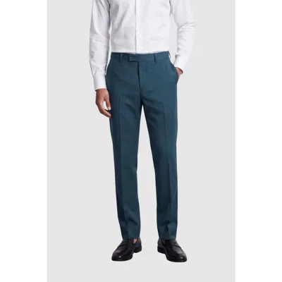 Twisted Tailor Winslow Slim Fit Suit Trousers In Green