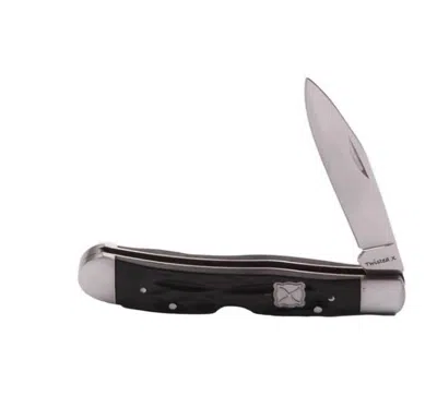Twisted X Bone Knife In Black Onyx