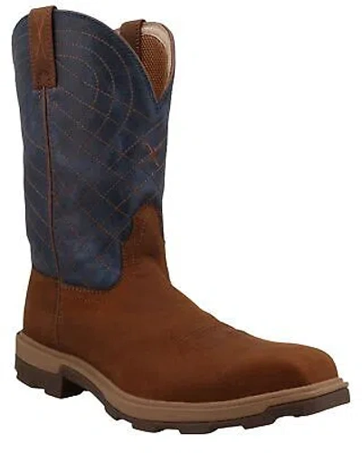 Pre-owned Twisted X Men's 11&quot; Ultralite X&trade; Work Boot - Nano Toe - Muln004 11.5 In Brown