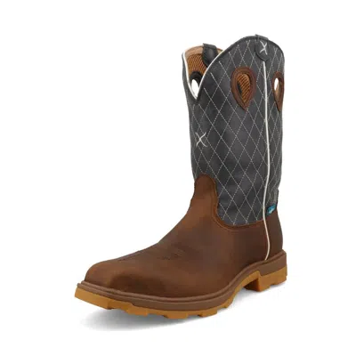 Pre-owned Twisted X Men's 12" Ultralite X™ Work Boot Style: Mulnw02 In Brown