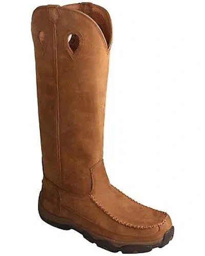 Pre-owned Twisted X Men's 17&quot; Viperguard Waterproof Snake Boot - Mhkwbs1 In Brown