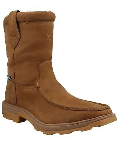 Pre-owned Twisted X Men's 9&quot; Ultralite X&trade; Waterproof Work Boot - Toe Brown
