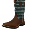 Twisted X Men's Cellstretch Tech X Western Boot In Oiled Buffalo/green In Multi