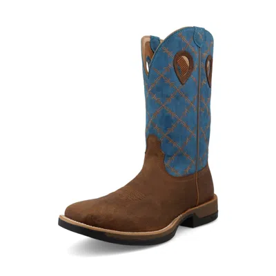 Twisted X Men's Cellstretch Western Boot In Brown/blue