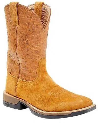 Pre-owned Twisted X Men's Cellstretch Western Work Boot - Soft Toe - Mxw0001 In Brown