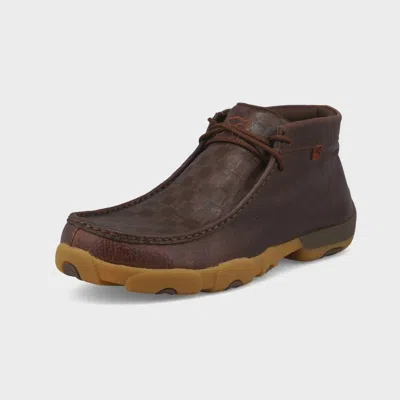Twisted X Men's Chukka Driving Moc Shoe In Brown In Multi