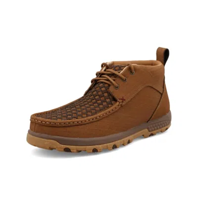 Twisted X Men's Chukka Driving Moc Shoe In Clay Cocoa In Brown