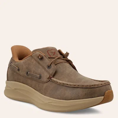 Twisted X Men's Feather X Bomber Moc Toe Shoes In Brown