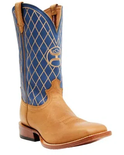 Pre-owned Twisted X Men's Hooey By 12" Hooey&reg; Western Boot Broad Square Toe - Mhy0036 In Brown