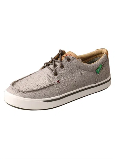 Twisted X Men's Hooey Loper Shoe In Light Grey In Brown