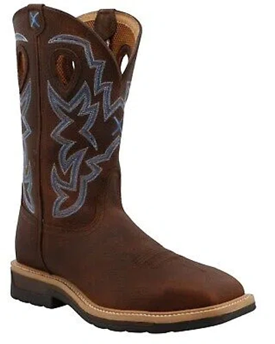 Pre-owned Twisted X Men's Western Work Boot - Steel Toe Multi 7.5 D In Multicolor