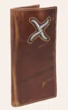 Twisted X Men's White Inlay Rodeo Wallet In Pattern
