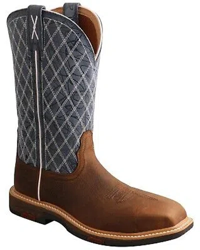 Pre-owned Twisted X Women's Cellstretch Western Work Boot - Composite Toe - Wxbn001 In Brown