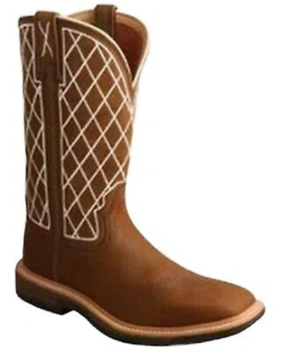 Pre-owned Twisted X Women's Distressed Western Work Boot - Soft Toe - Wxb0002 In Brown