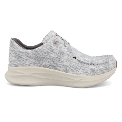 Twisted X Women's Feather Western Athletic Shoe In Heather Grey In White