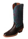Twisted X Women's Hooey Boots In Coffee / Blue In Multi