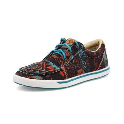 Twisted X Women's Hooey Loper Casual Shoes In Midnight Aztec In Multi