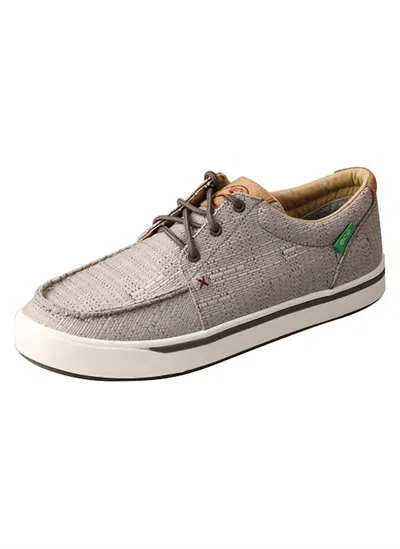 Twisted X Women's Hooey Loper Shoe In Light Grey In Neutral