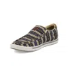 Twisted X Women's Hooey Slip-on Loper Shoes In Multi Black/white/gold In Multi