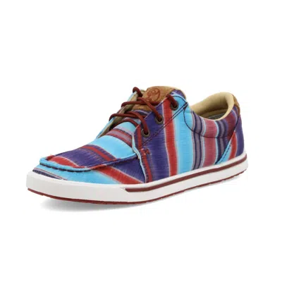 Twisted X Women's Hooey Vibrant Serape Shoes In Blue In Multi