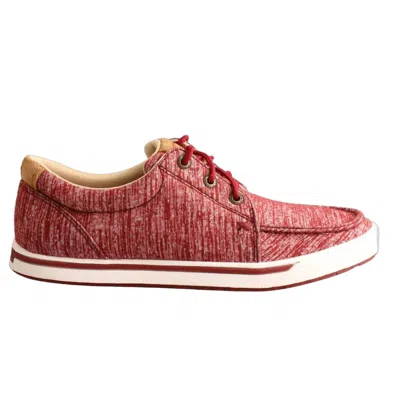 Twisted X Women's Kicks Casual Lace Shoe In Red