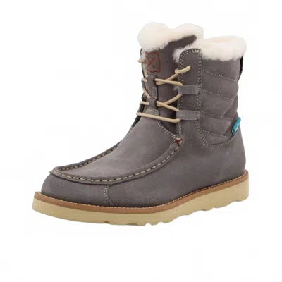 Twisted X Women's Shearl Wedge Boot In Nickel In Gray