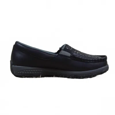 Twisted X Women's Slip-on Driving Moc Shoes In Black