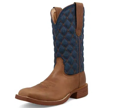 Twisted X Women's Tech X Airlite Cellstretch Shaft Western Boot In Ginger/indigo In Multi