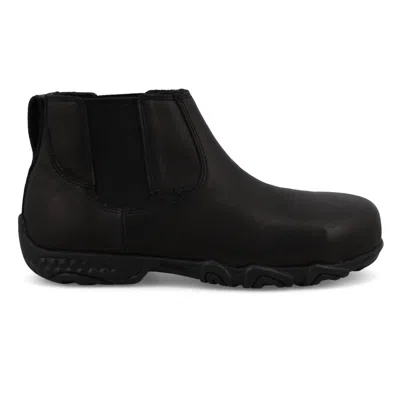 Twisted X Women's Work Chelsea Driving Moccasins In Black