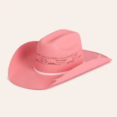 Twister Youth Pink Cattleman Bangora Straw Hat