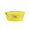 Two Amicis Hands Free Kelly Belt Bag In Yellow In Yellow