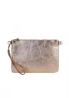 Two Amicis Women's Go-go Clutch Bag In Rose Gold In Pink