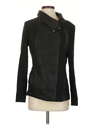 Pre-owned Two By Vince Camuto Cardigan Sweater In Black