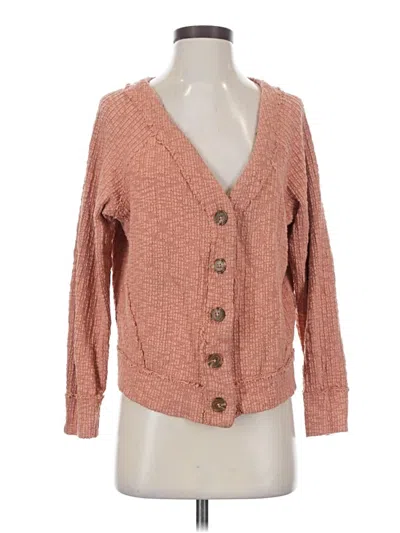 Pre-owned Two By Vince Camuto Cardigan Sweater In Brown
