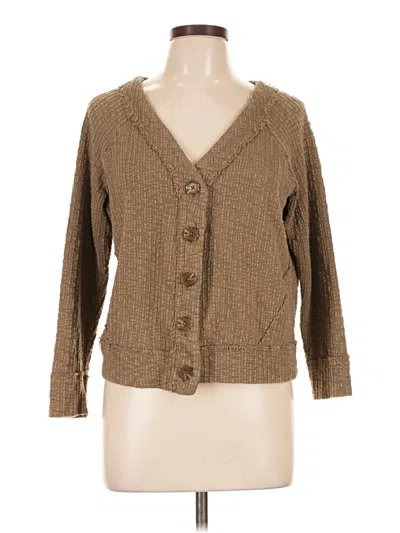 Pre-owned Two By Vince Camuto Cardigan Sweater In Brown