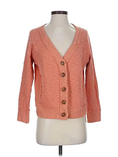 Pre-owned Two By Vince Camuto Cardigan Sweater In Orange
