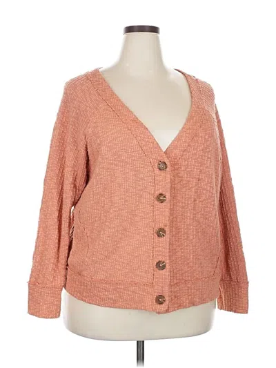 Pre-owned Two By Vince Camuto Cardigan Sweater In Orange