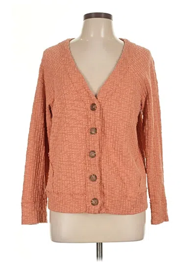 Pre-owned Two By Vince Camuto Cardigan Sweater In Orange