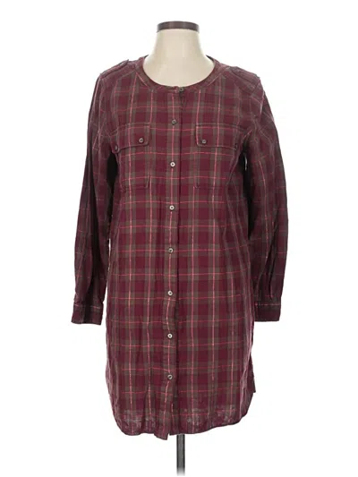 Pre-owned Two By Vince Camuto Casual Dress In Burgundy