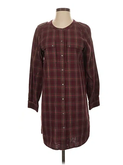 Pre-owned Two By Vince Camuto Casual Dress In Burgundy