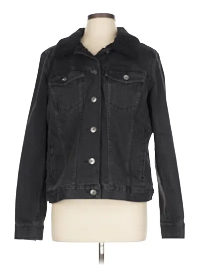 Pre-owned Two By Vince Camuto Denim Jacket In Black