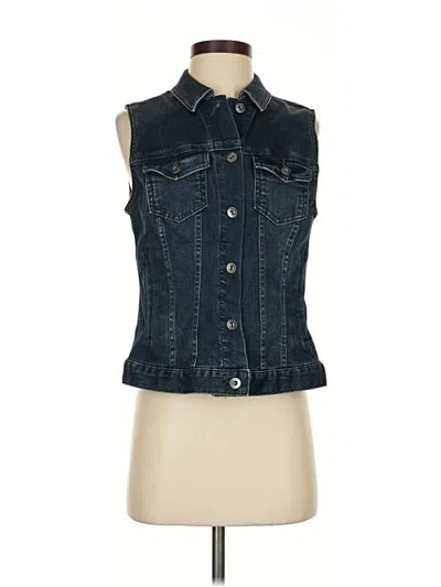 Pre-owned Two By Vince Camuto Denim Vest In Blue