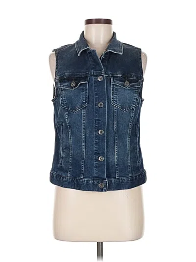 Pre-owned Two By Vince Camuto Denim Vest In Blue