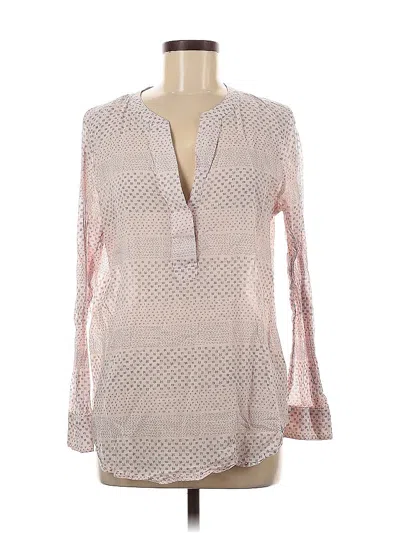Pre-owned Two By Vince Camuto Long Sleeve Blouse In Pink