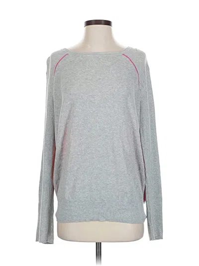 Pre-owned Two By Vince Camuto Long Sleeve T-shirt In Gray