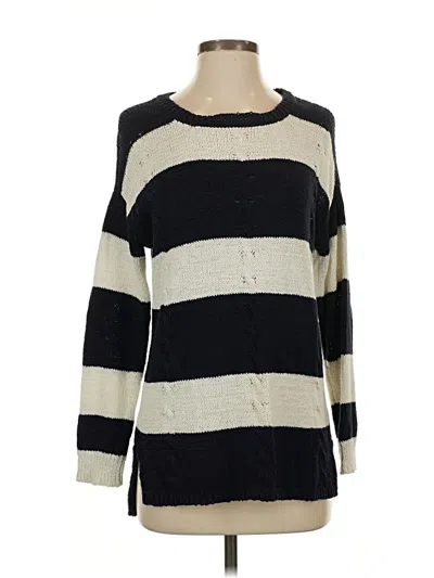 Pre-owned Two By Vince Camuto Pullover Sweater In Black