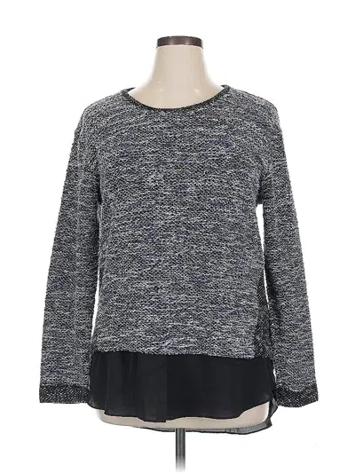 Pre-owned Two By Vince Camuto Pullover Sweater In Blue